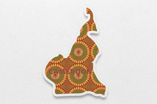 Cameroon Sticker (Central Africa) - Pounded Yam Productions