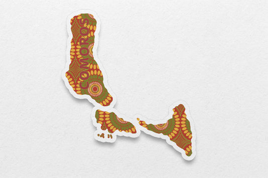 Comoros Sticker (East Africa) - Pounded Yam Productions