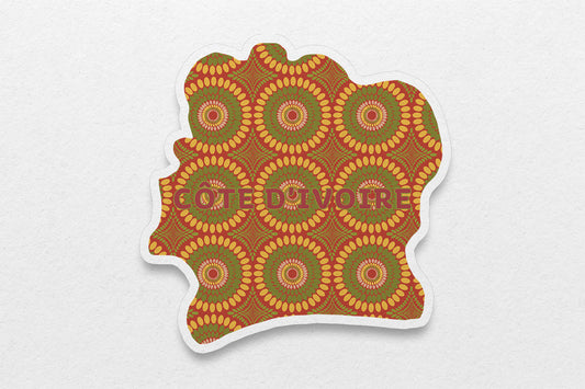 Côte D’ivoire Sticker (West Africa) - Pounded Yam Productions
