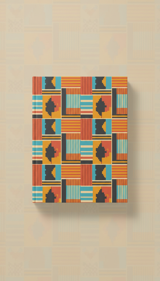 Kente Pattern Hardcover Journal