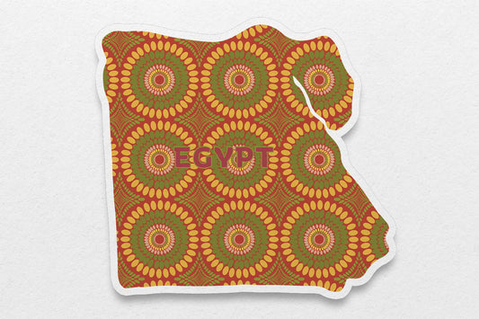 Egypt Sticker (North Africa) - Pounded Yam Productions