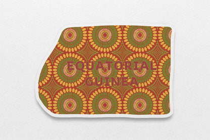 Equatorial Guinea Sticker (Central Africa) - Pounded Yam Productions