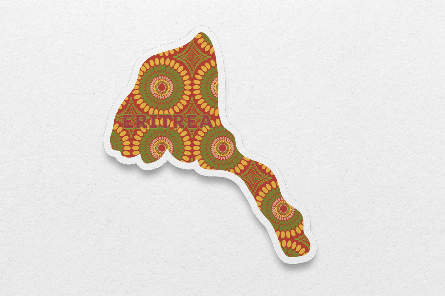 Eritrea Sticker (East Africa) - Pounded Yam Productions