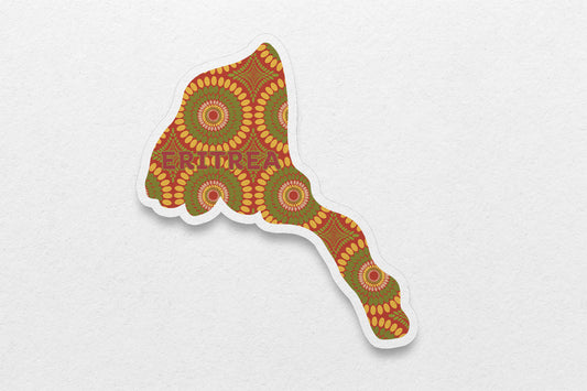 Eritrea Sticker (East Africa) - Pounded Yam Productions