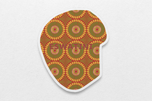 Eswatini Sticker (Southern Africa) - Pounded Yam Productions