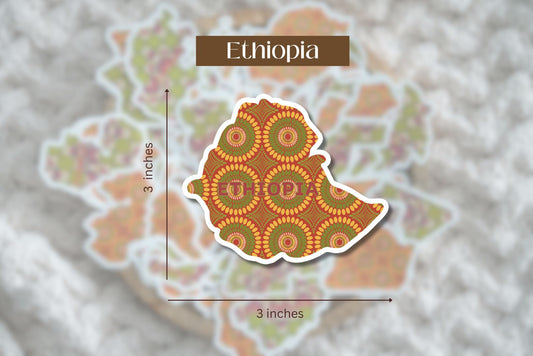 Ethiopia Sticker (East African Stickers)