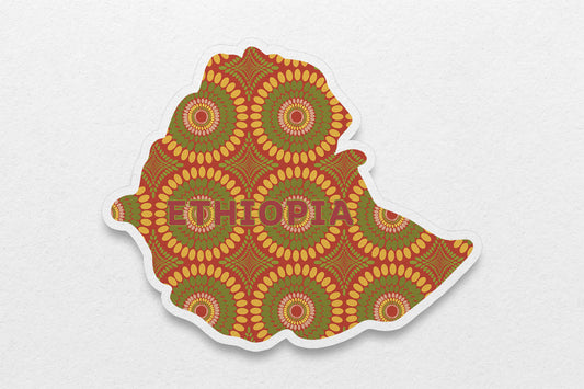 Ethiopia Sticker (East Africa) - Pounded Yam Productions