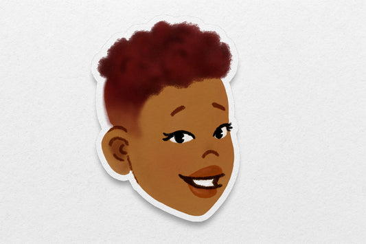 Black Girl Hairstyles Stickers: Fade