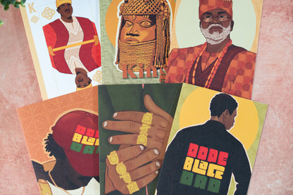 Dope Black Dad (Jacket) Greeting Card