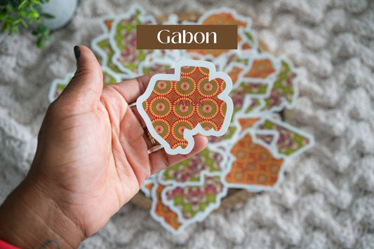 Gabon Sticker (Central African Stickers)