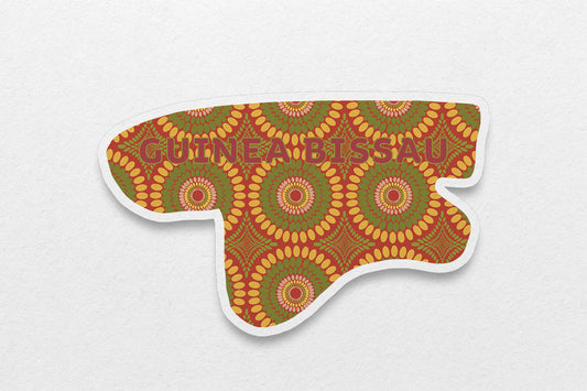 Guinea Bissau Sticker (West Africa) - Pounded Yam Productions
