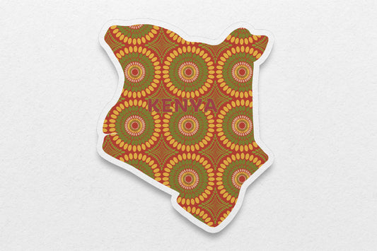 Kenya Sticker (East Africa) - Pounded Yam Productions
