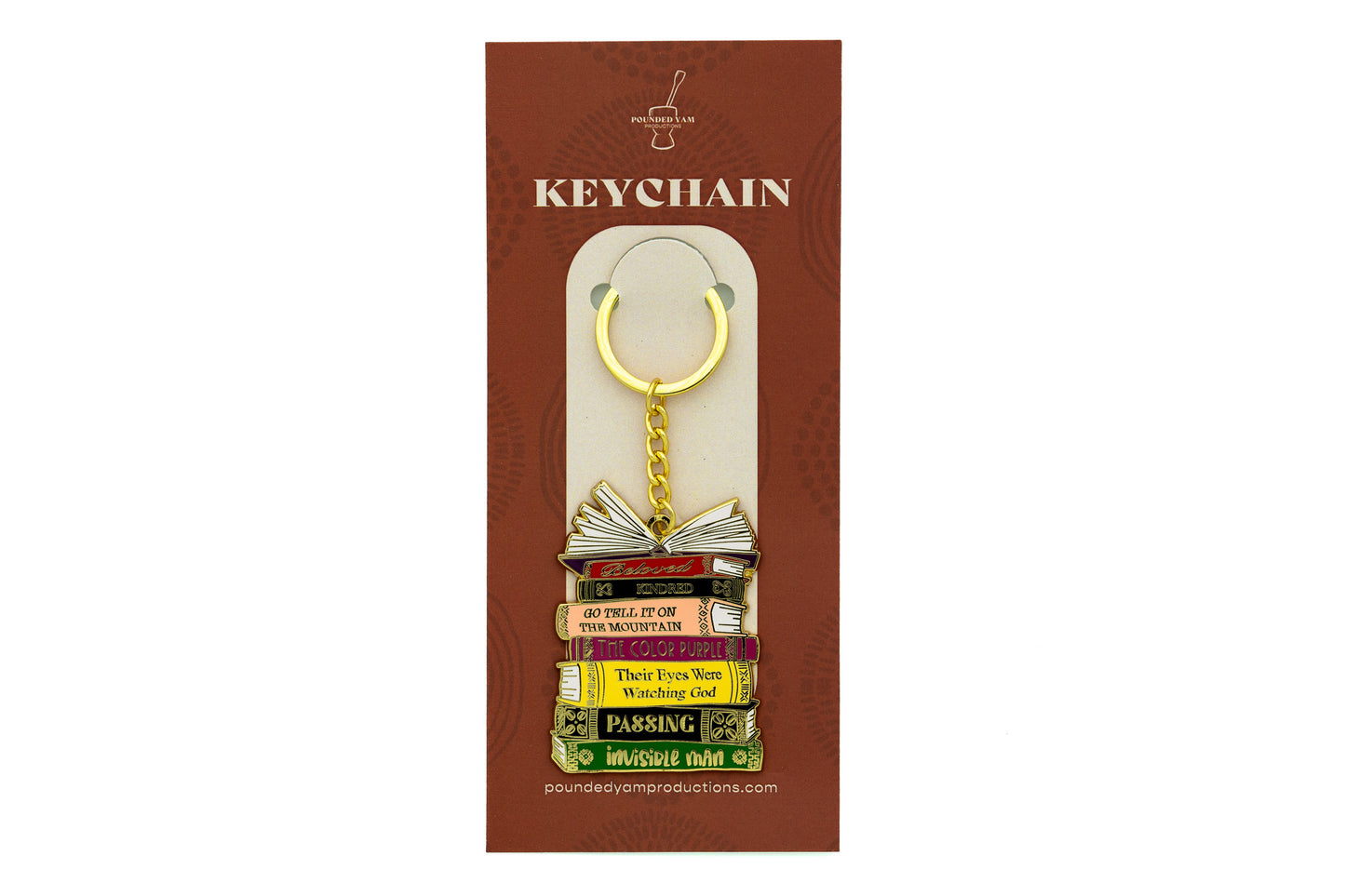Keychain: Black Literary Classics - Pounded Yam Productions