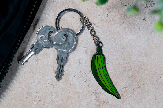 Keychain: Okra - Pounded Yam Productions