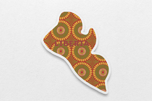Liberia Sticker (West Africa) - Pounded Yam Productions