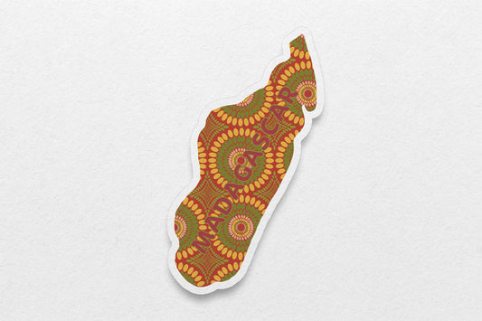 Madagascar Sticker (Southern Africa) - Pounded Yam Productions