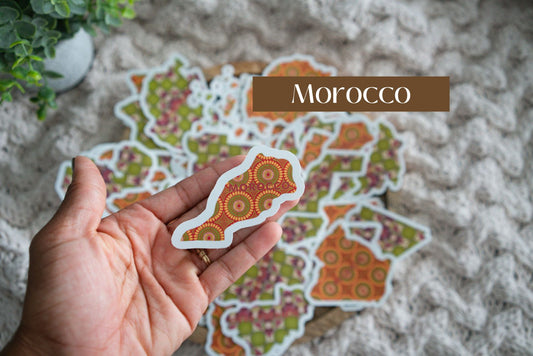 Morocco Sticker (North African Stickers)