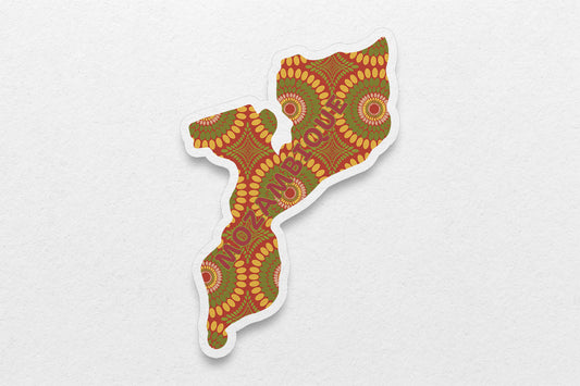 Mozambique Sticker (Southern Africa) - Pounded Yam Productions