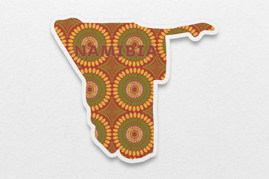 Namibia Sticker (Southern Africa) - Pounded Yam Productions