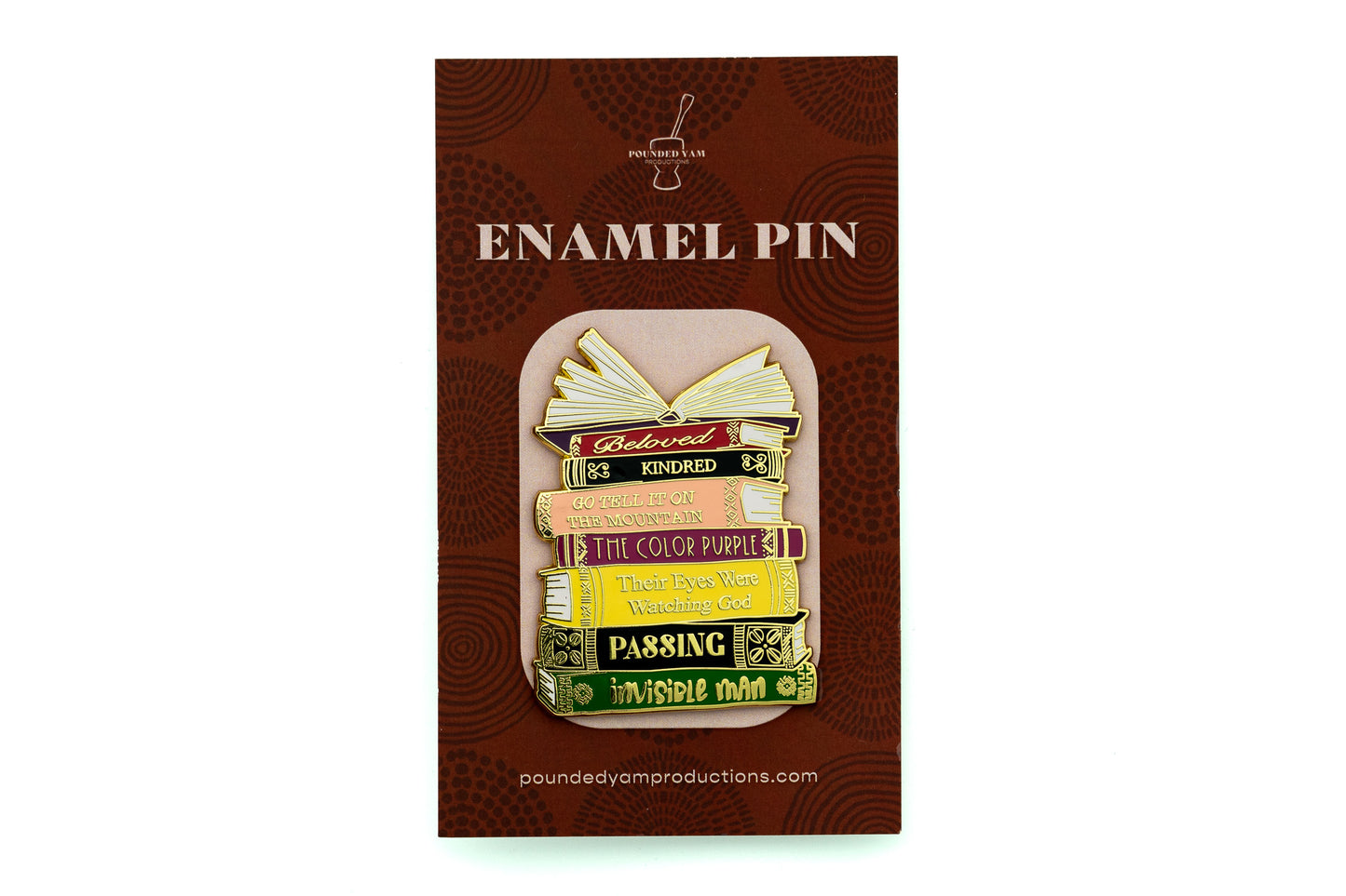 Enamel Pin: Black Literary Classics - Pounded Yam Productions