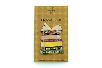 Enamel Pin: Black Literary Classics