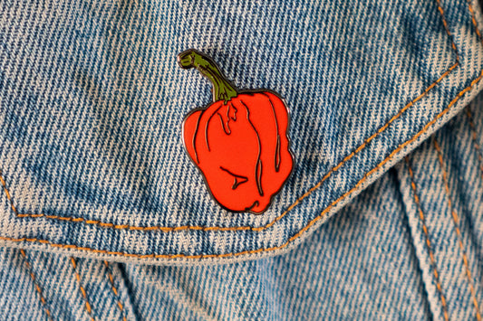 Enamel Pin: Scotch Bonnet