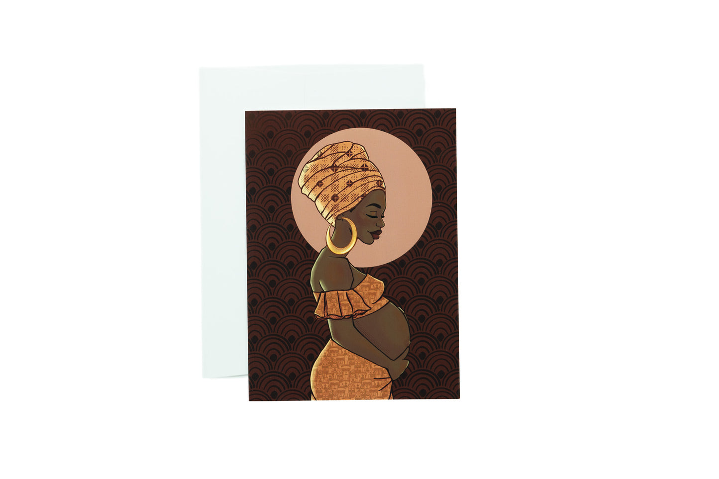 Pregnant Mom Mother's Day Card - Pounded Yam Productions