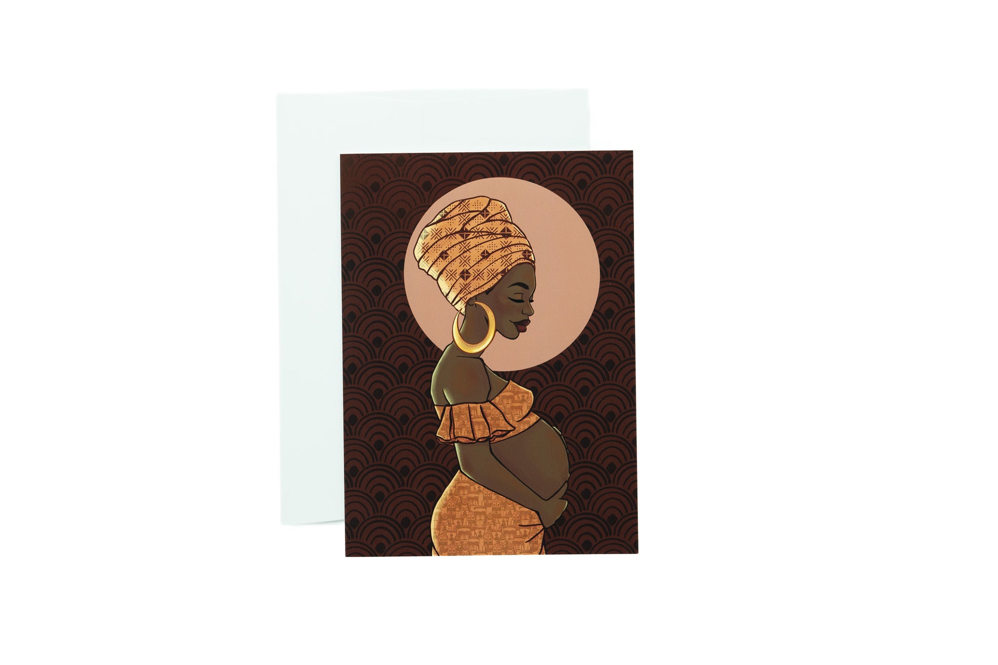 Pregnant Mom Mother's Day Card - Pounded Yam Productions