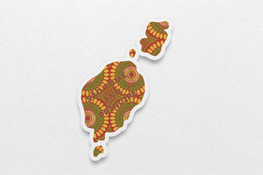 São Tomé and Príncipe Sticker (Central Africa) - Pounded Yam Productions