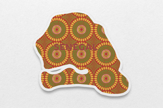 Senegal Sticker (West Africa) - Pounded Yam Productions