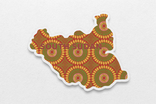 South Sudan Sticker (East Africa) - Pounded Yam Productions