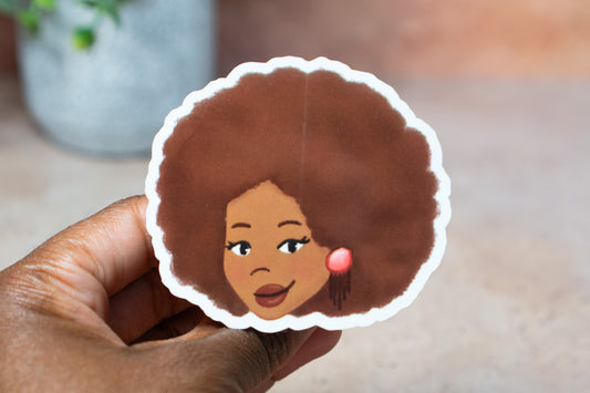 Black Girl Hairstyles Stickers: Afro - Pounded Yam Productions