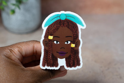 Black Girl Hairstyles Stickers: Braids