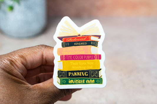 Black Literary Classics Sticker - Pounded Yam Productions