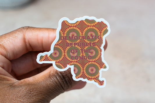Democratic Republic of the Congo Sticker (Central Africa)