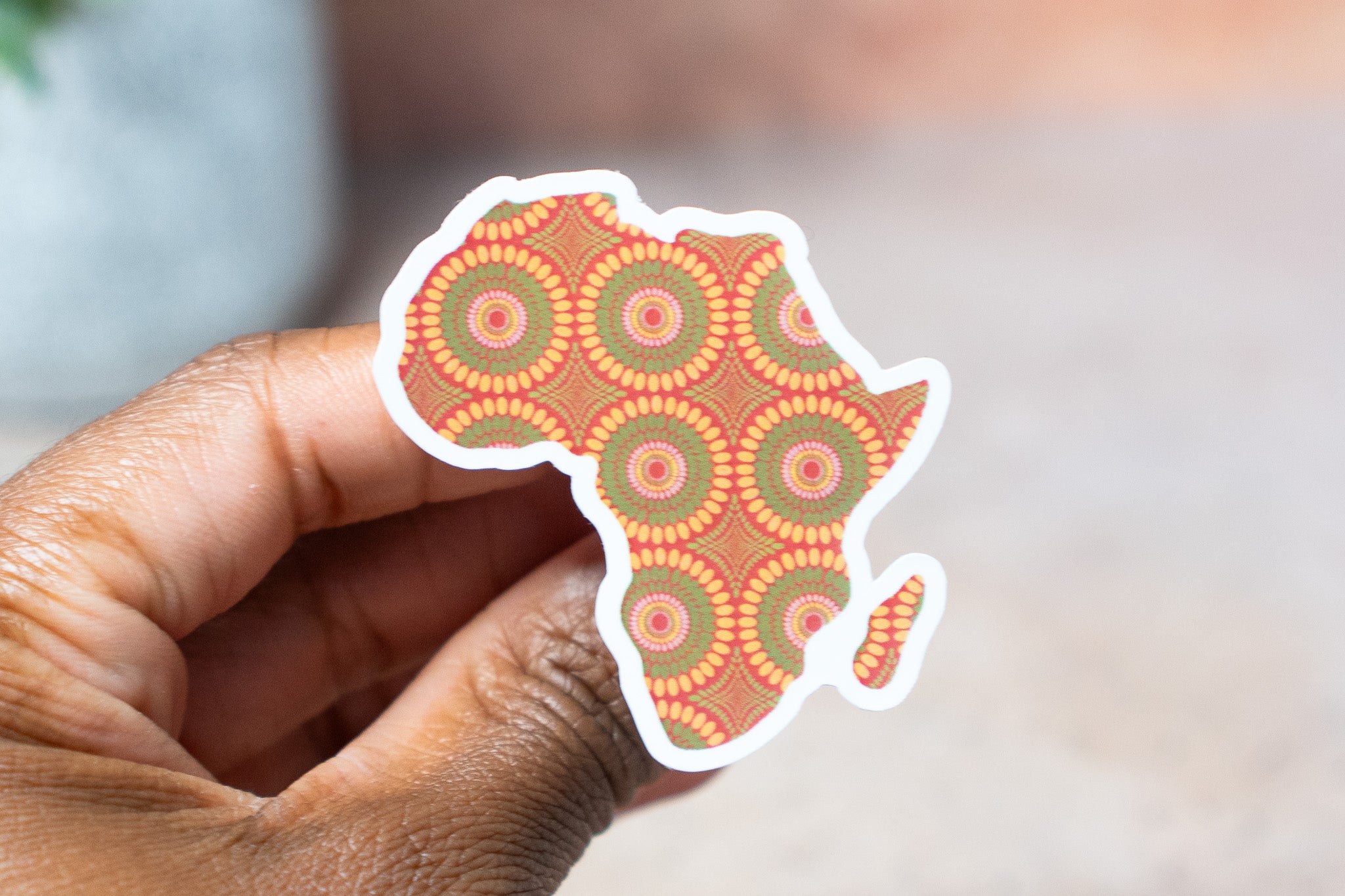 Africa Sticker - Pounded Yam Productions