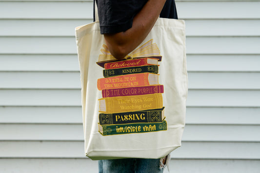 Canvas Tote Bag - Black Literary Classics