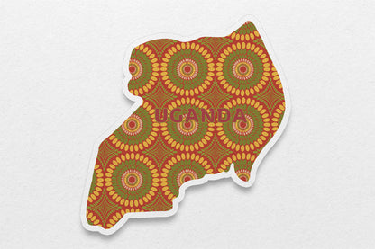 Uganda Sticker (East Africa) - Pounded Yam Productions