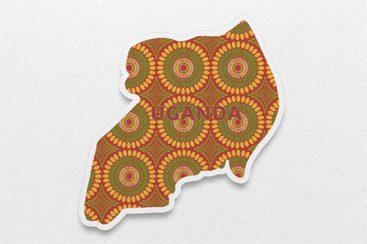Uganda Sticker (East Africa) - Pounded Yam Productions