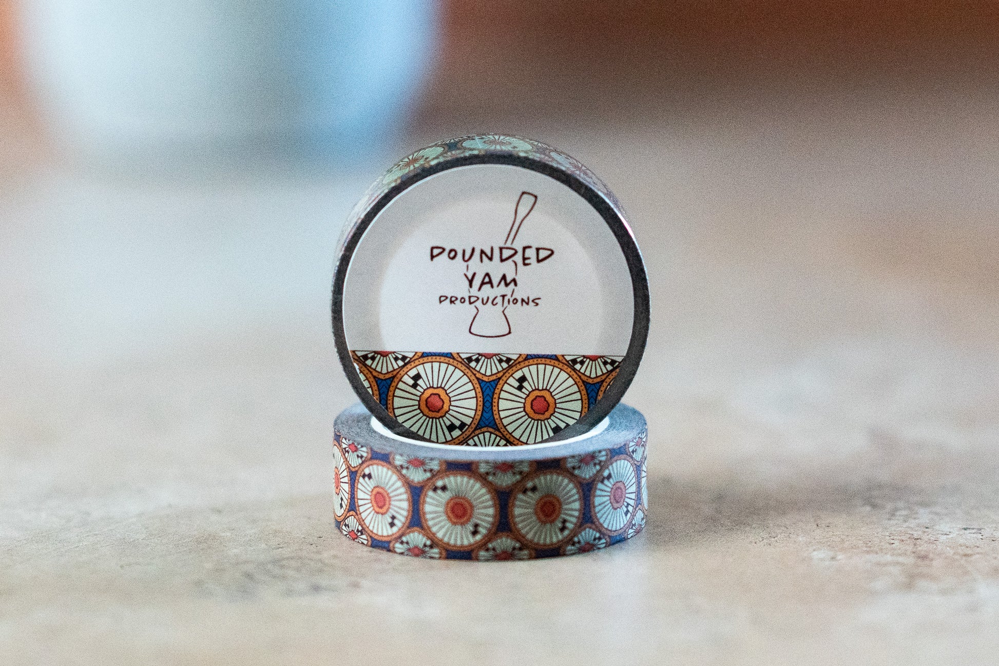 African Print Washi Tape - Circles (Ankara) - Pounded Yam Productions