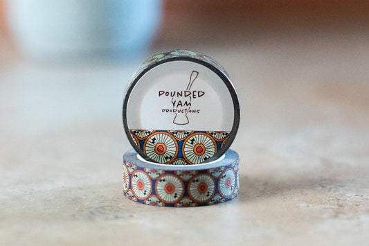 African Print Washi Tape - Circles (Ankara) - Pounded Yam Productions