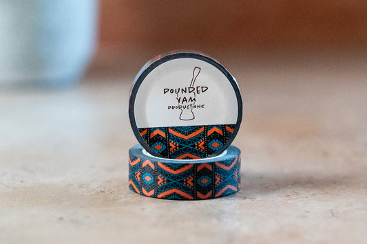 African Print Washi Tape - Diamonds (Ankara) - Pounded Yam Productions