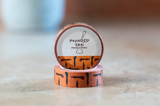 African Print Washi Tape - Walking Sticks (Ankara) - Pounded Yam Productions