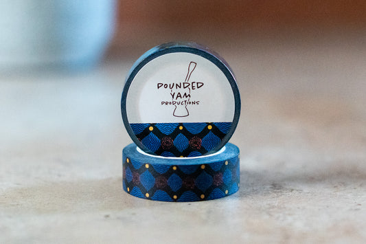 African Print Washi Tape - X (Ankara) - Pounded Yam Productions