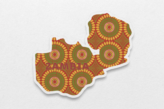 Zambia Sticker (Southern Africa) - Pounded Yam Productions
